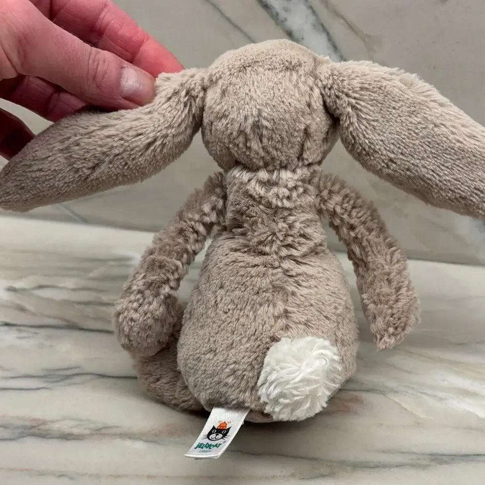 Retiring: jellycat bashful beige bunny, 7.5 inches, new without tags - Picture 2 of 6